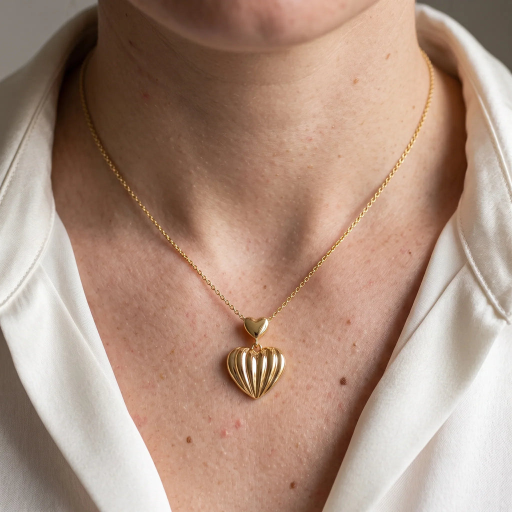 Luxe Heartfelt Gold Necklace