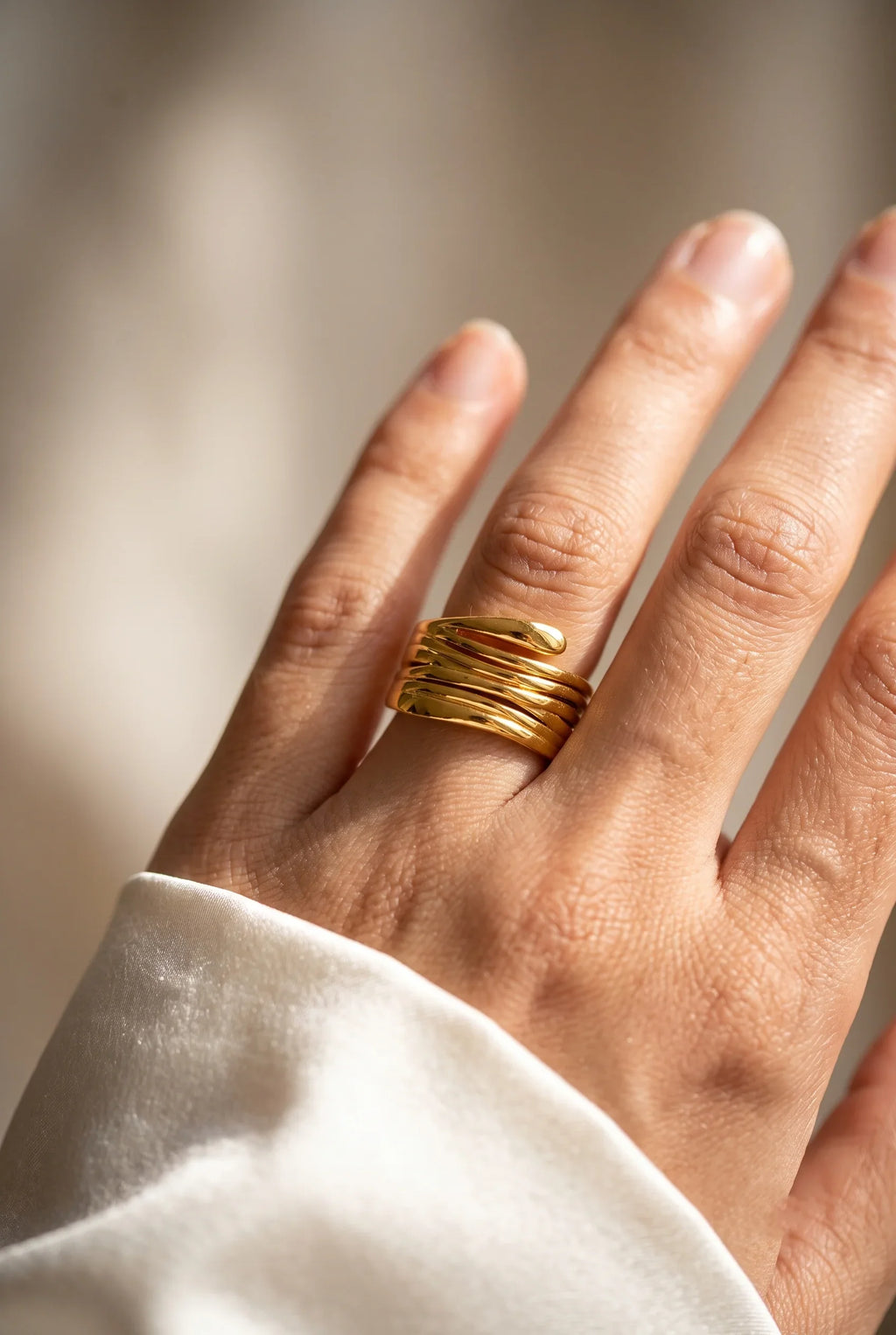 Luxe Gold Wrap Ring