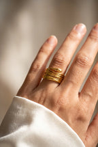 Luxe Gold Wrap Ring