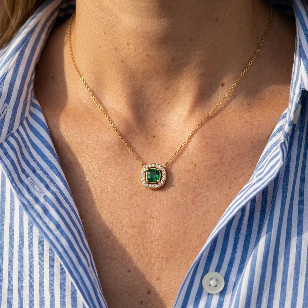 Victorian Emerald Necklace