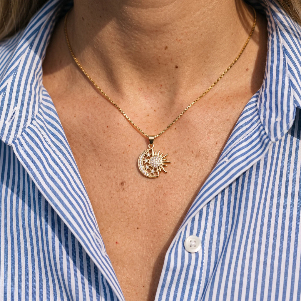 Golden Eclipse Necklace