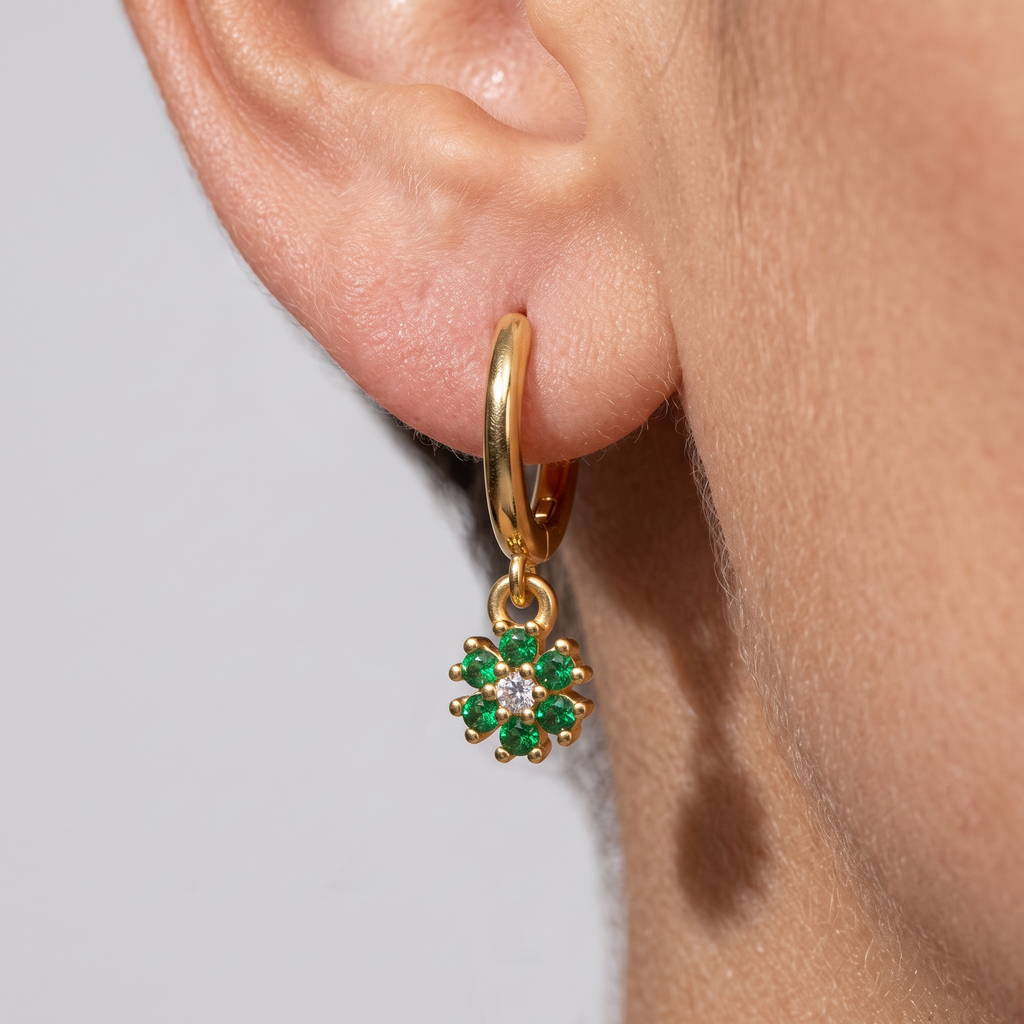 Mini Emerald Blossom Drops