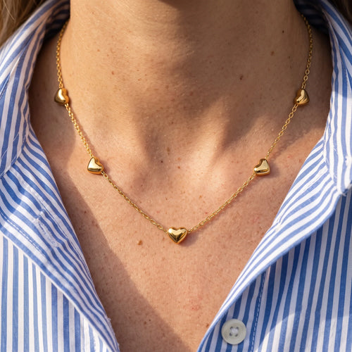 Luxy In Love Heart Chain Necklace