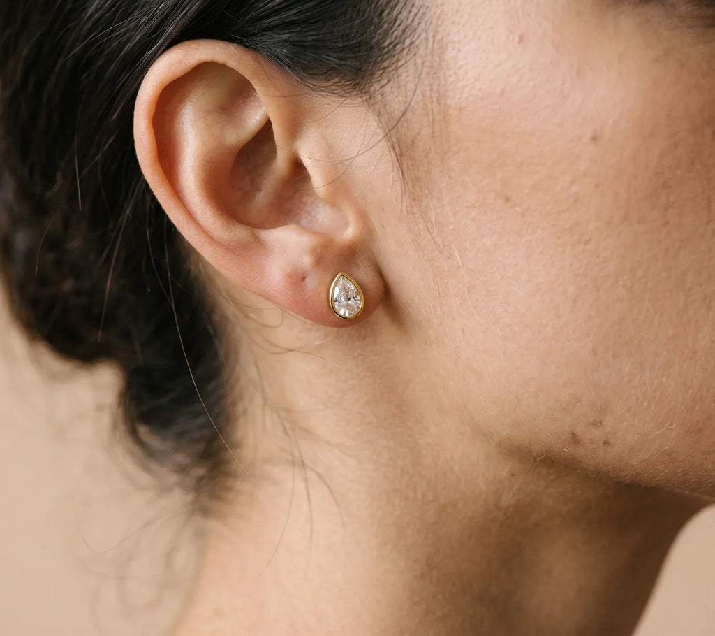 Oval Radiance Ear Studs