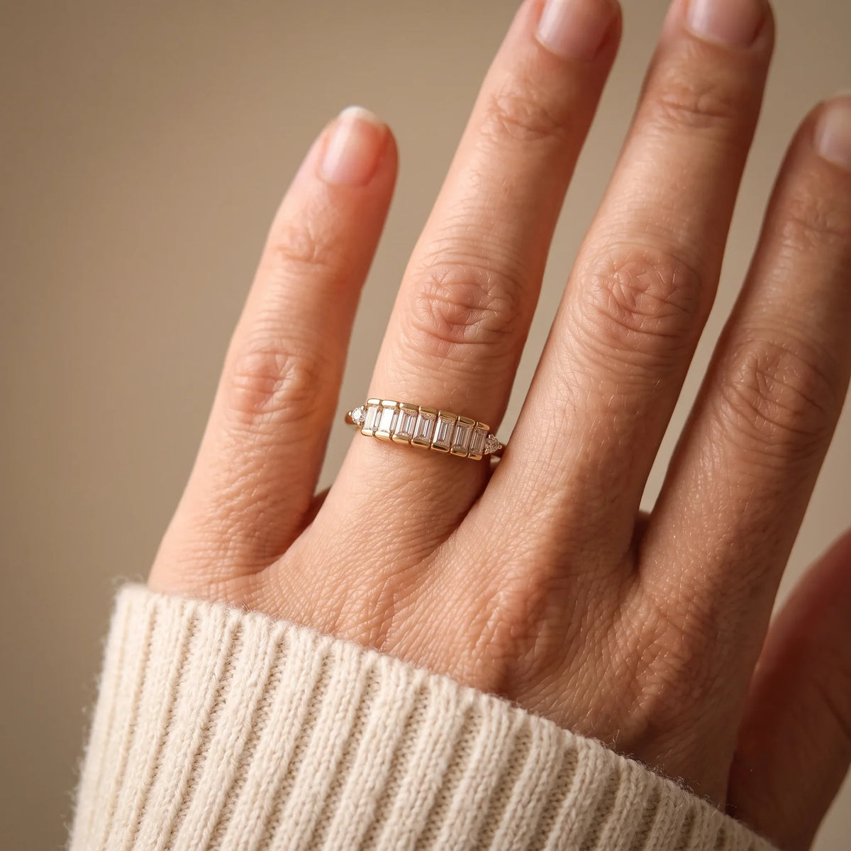 Baguette Cut Diamond Ring