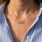 Aura Intertwined Hearts Necklace