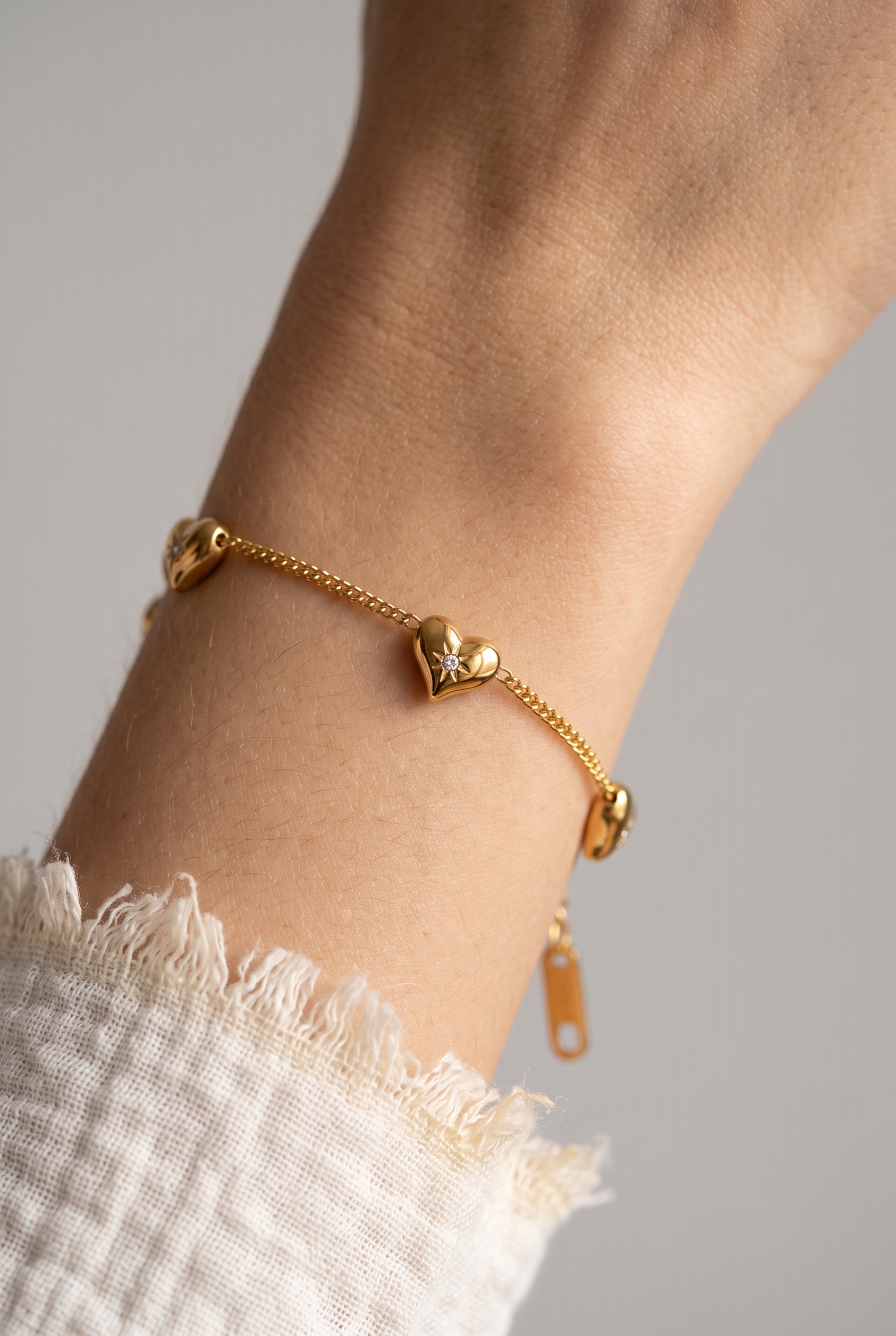 Heart Shape chain Bracelet