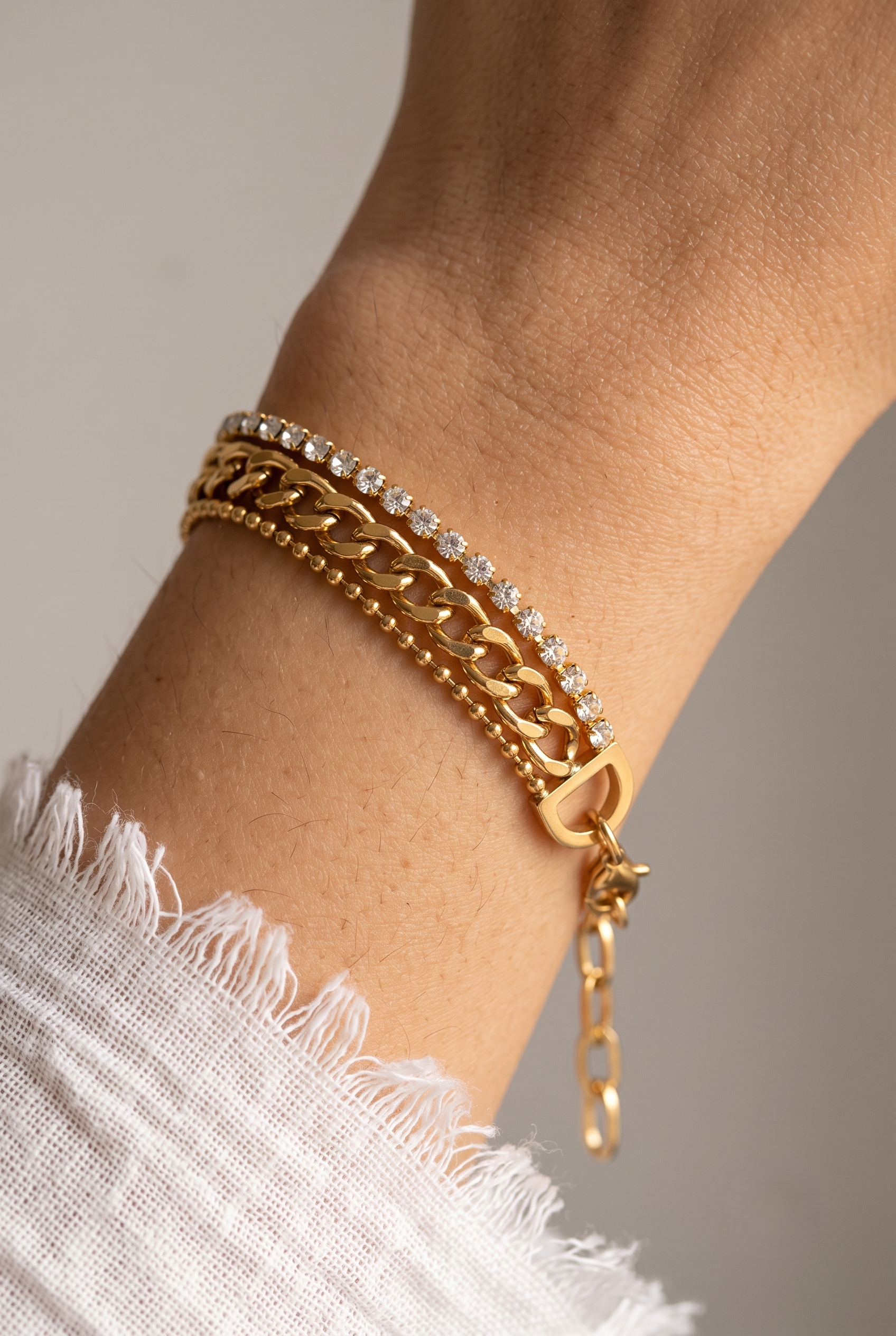 Casual Elegant Tennis Chain Bracelet