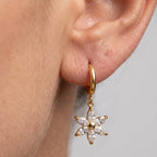 Diatoms Simple Style Sunflower Drop Earrings