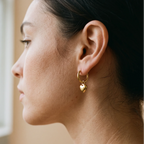 Luxy Small Heart Hoop Earrings