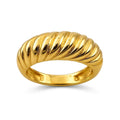 Luxe Twisted Gold Ring