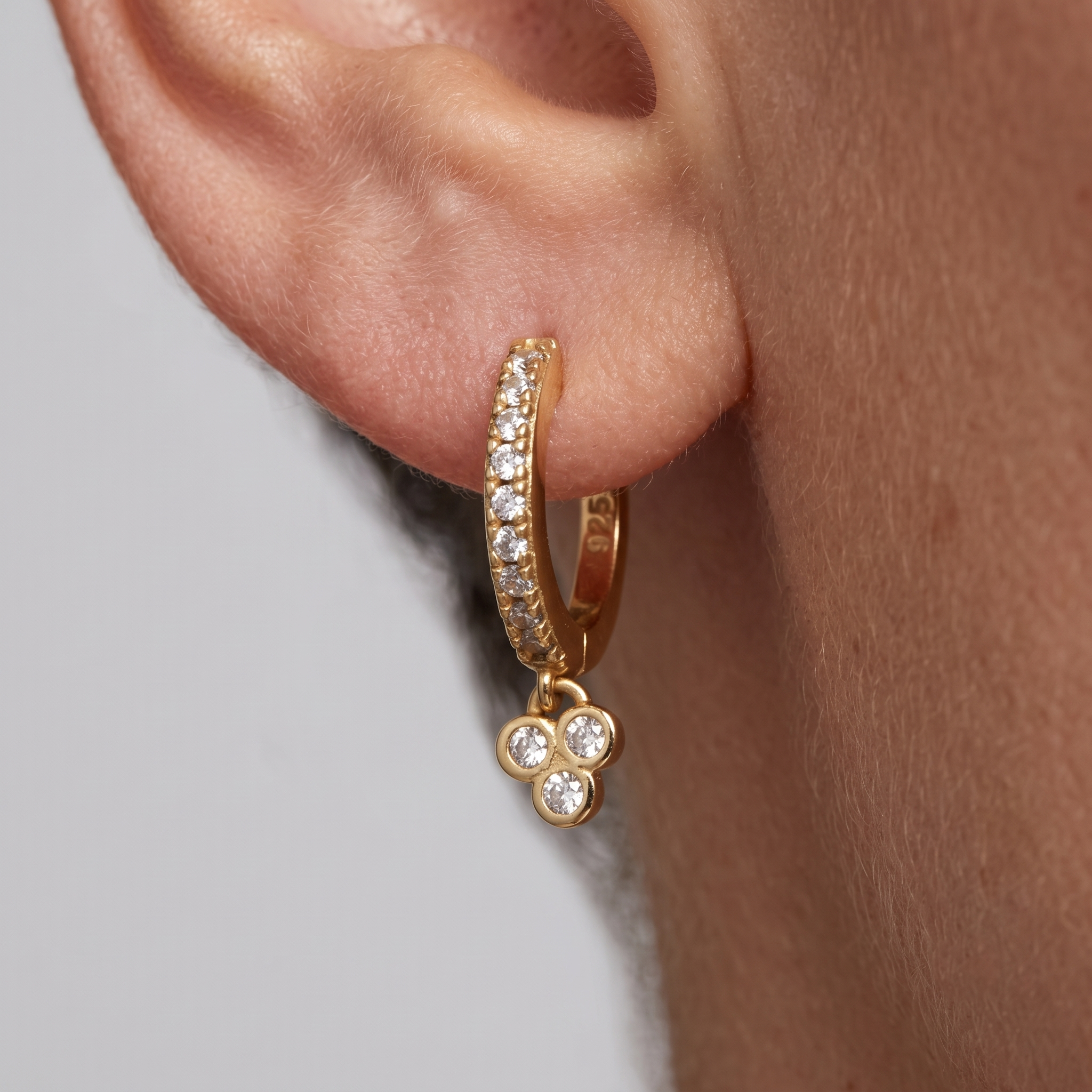 Aurelia Cluster Drop Earrings
