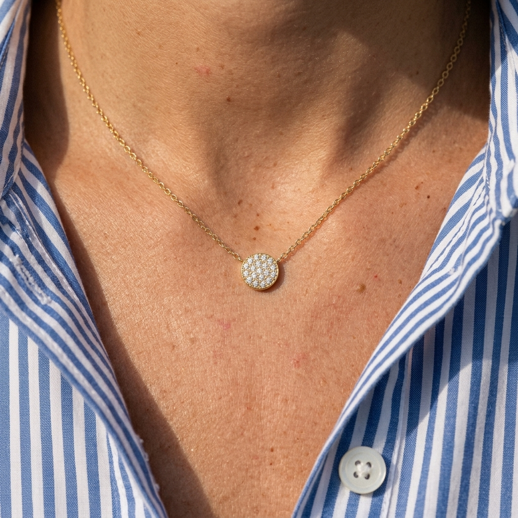 Diatoms Simple Style Round Necklace