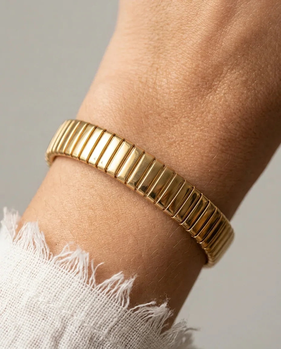Luxe Stripe Gold Bracelet