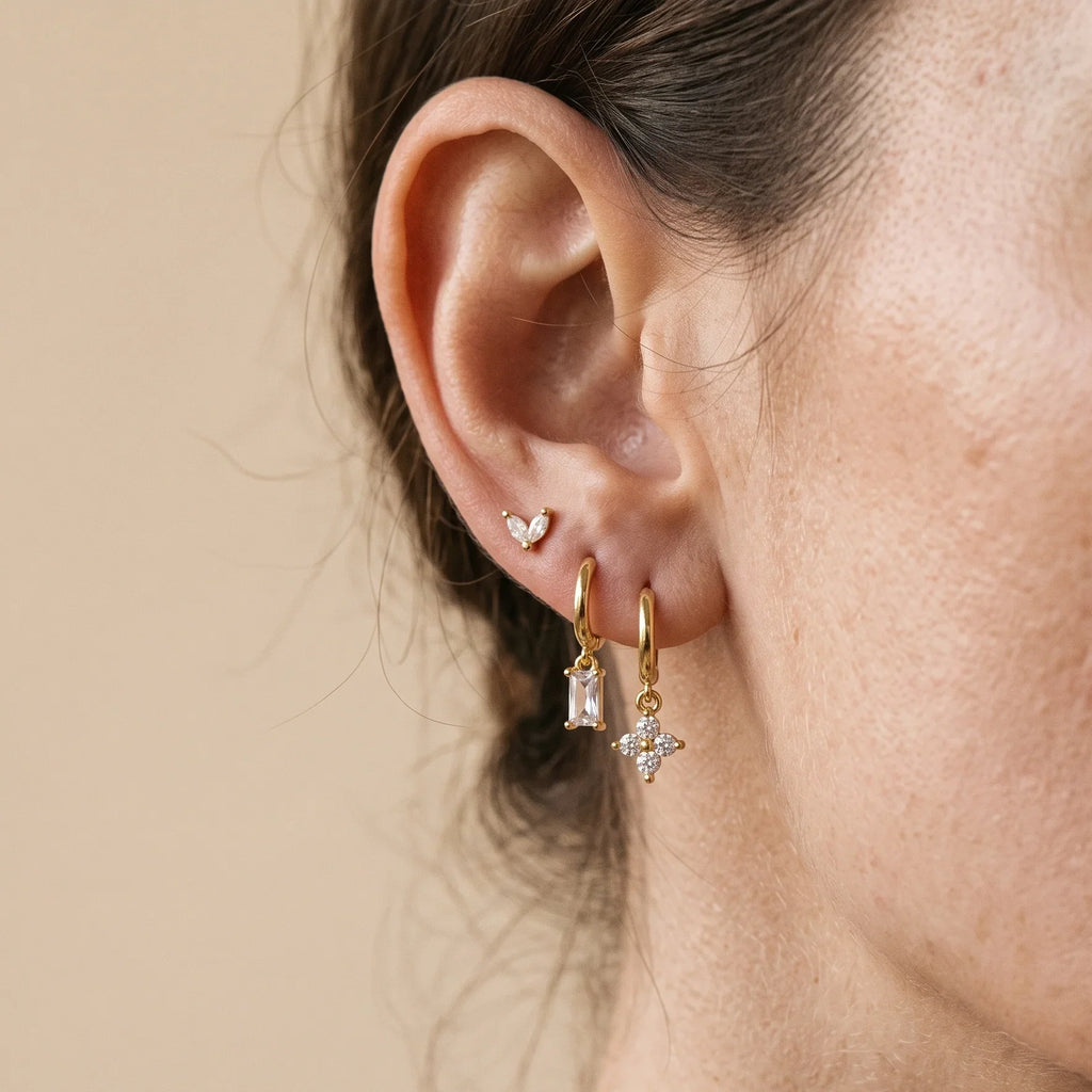Classic Style Earrings Set