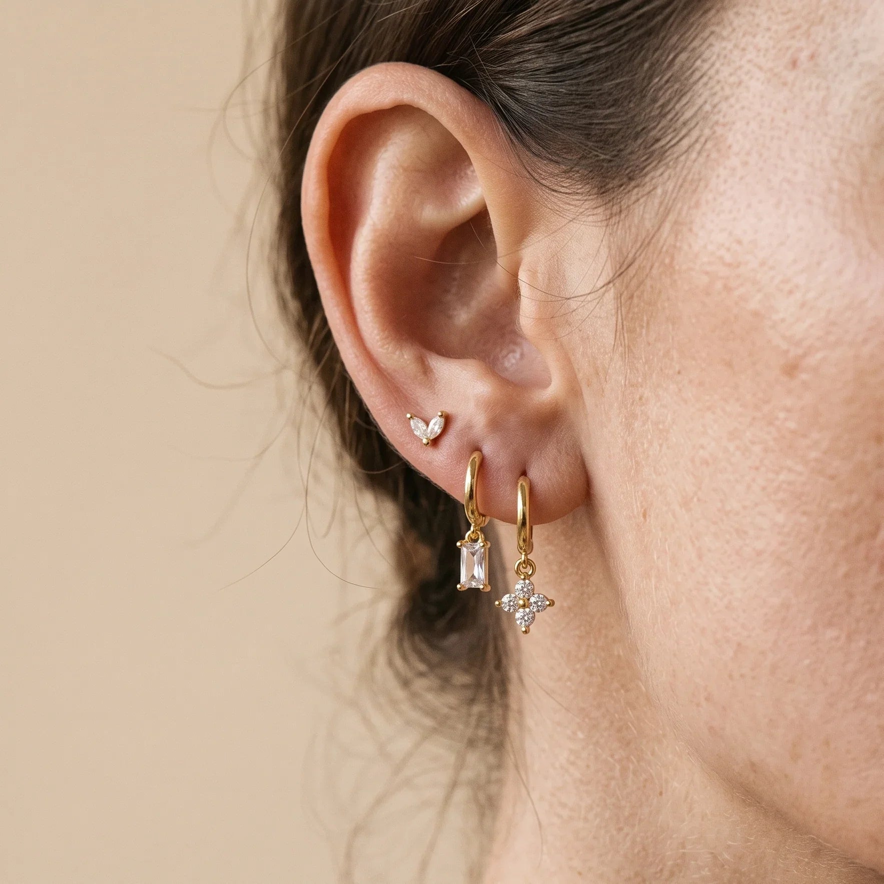 Classic Style Earrings Set