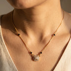 Square Solitaire Mangalsutra