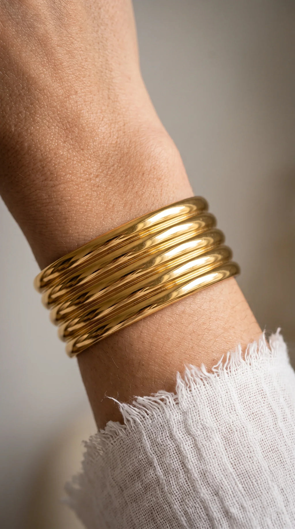 Aurora Wavy Cuff Bracelet