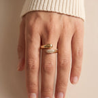 Luxe Gilded Adjustable Ring