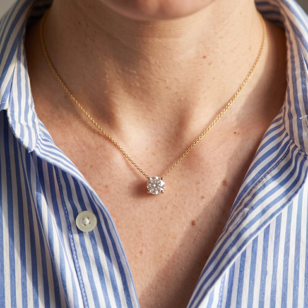 Luxe Dainty Diamond Necklace
