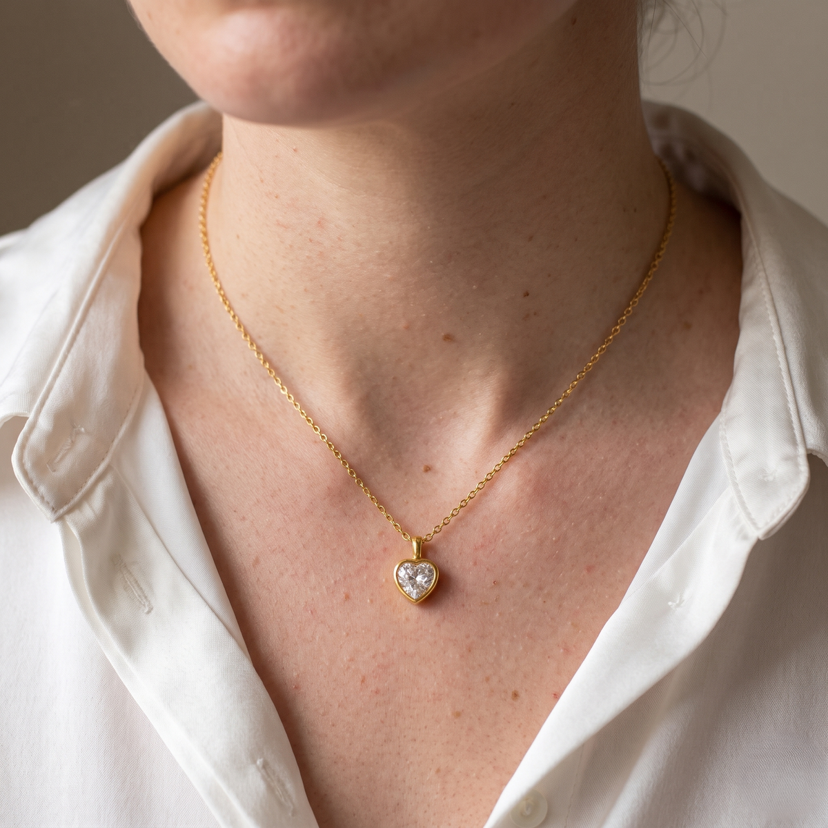 Aurelia Heart Emerald Necklace