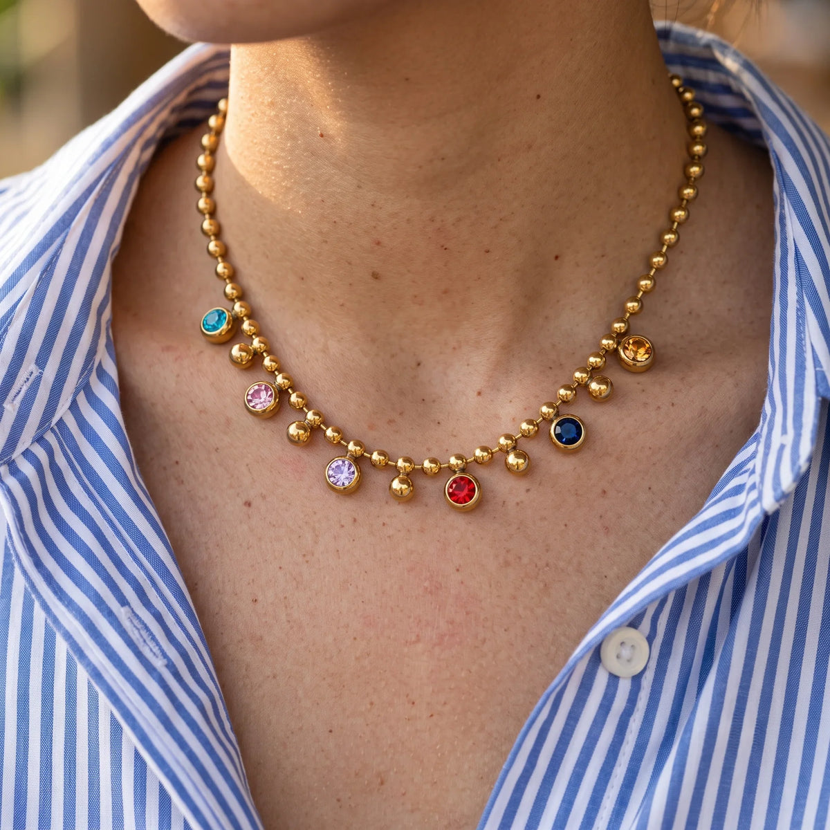 Iris Necklace