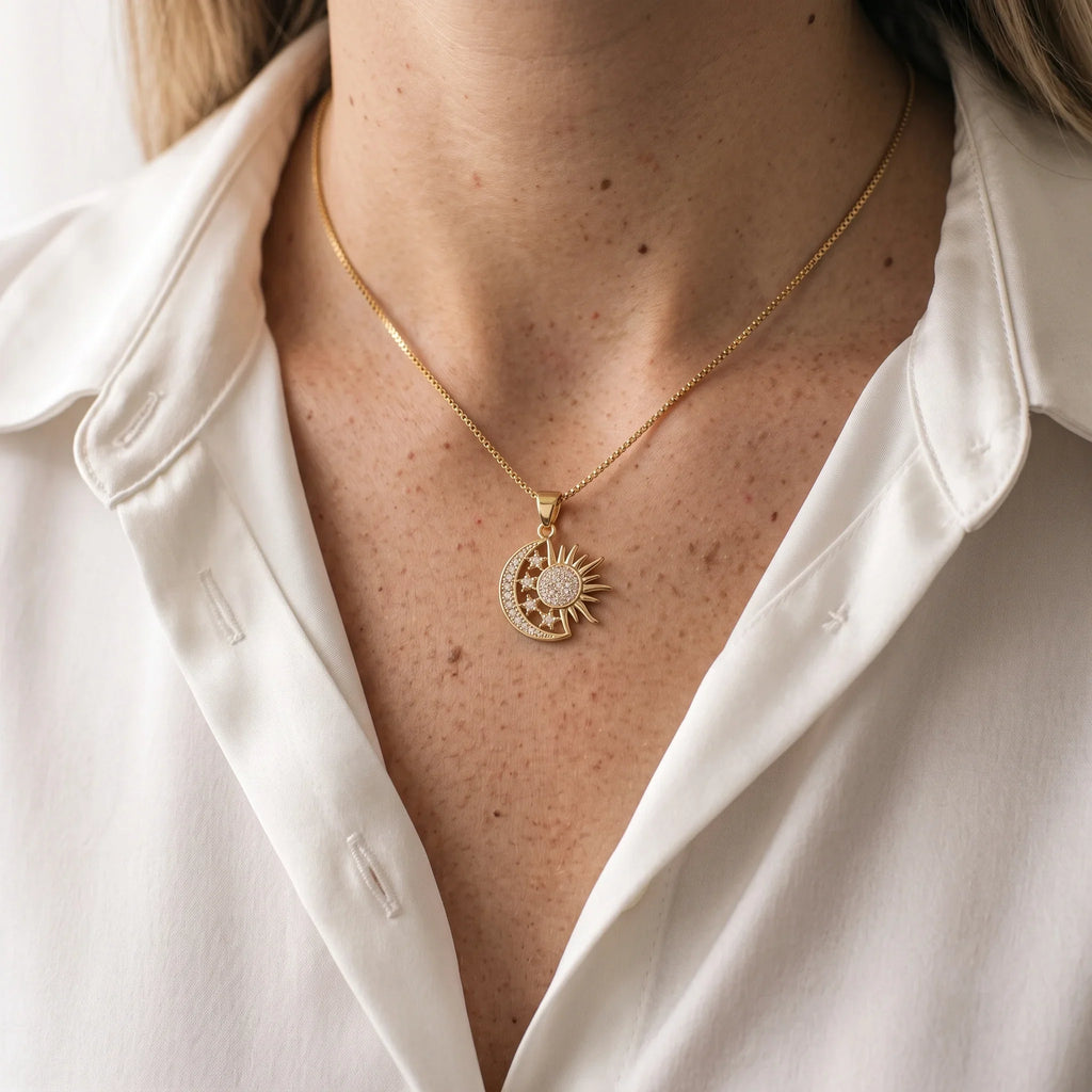Golden Eclipse Necklace
