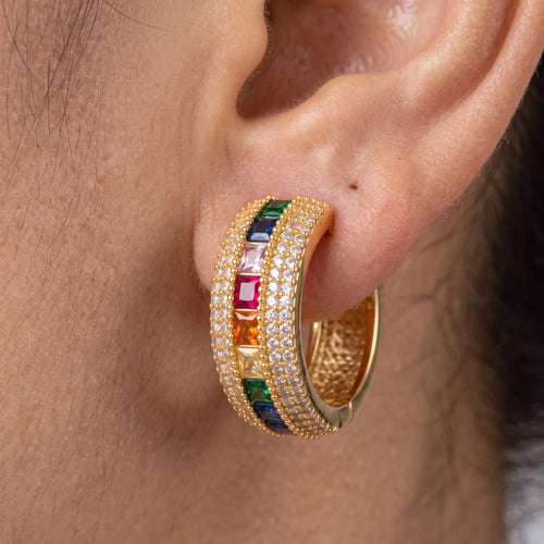 Vintage Style Hoop Earrings
