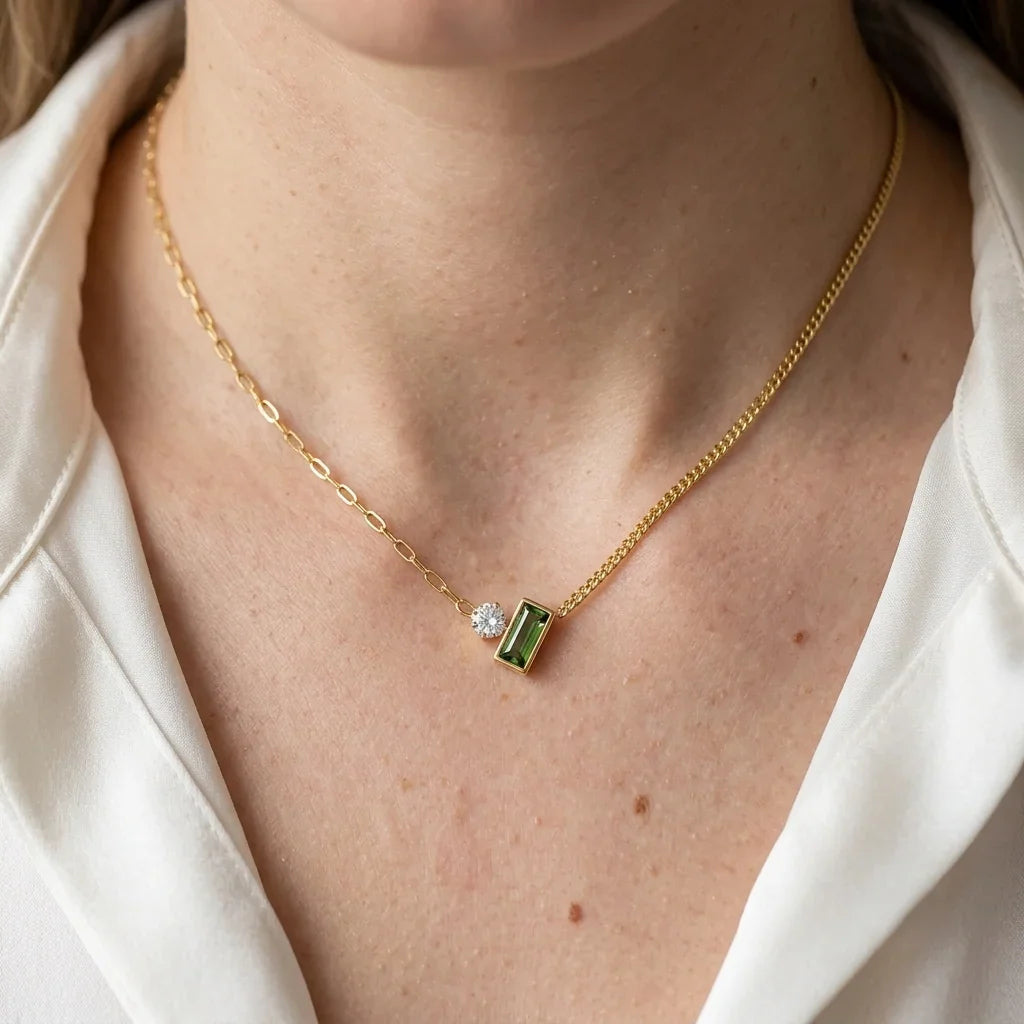 Emerald Cascade Necklace