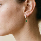 Emerald Grace Drop Earrings