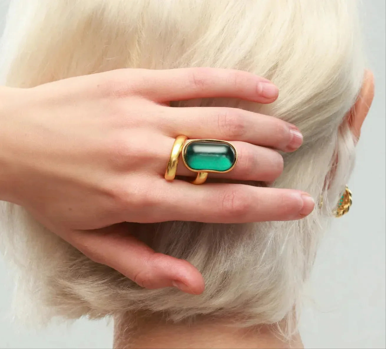 Luxy Hypnotic Adjustable Ring - Diatoms