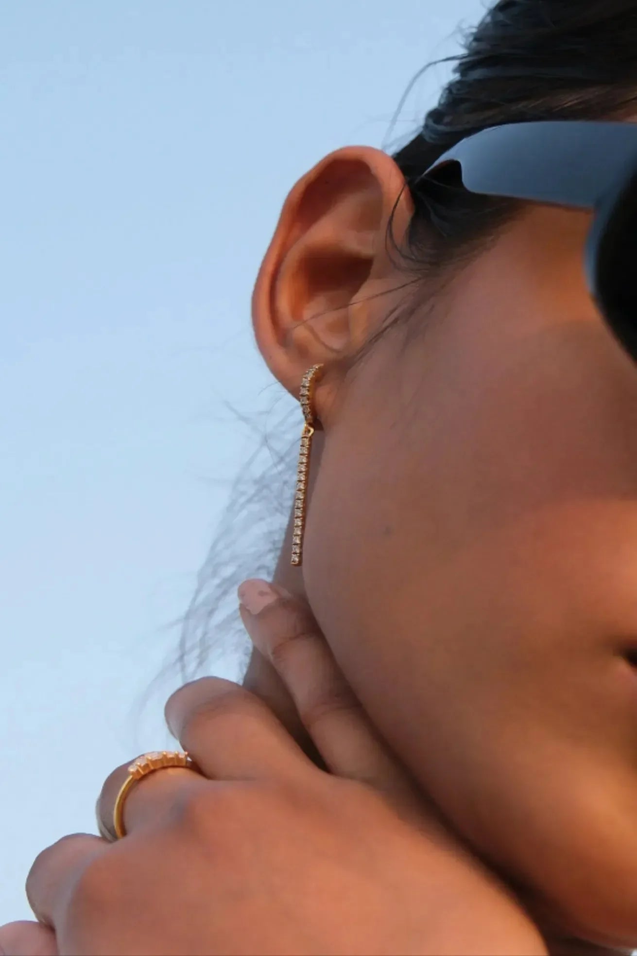 Luxe Diamond Flourish Earrings - Diatoms