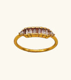 Baguette Cut Diamond Ring - Diatoms