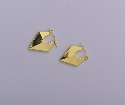 Radiant Gold Drop Earrings