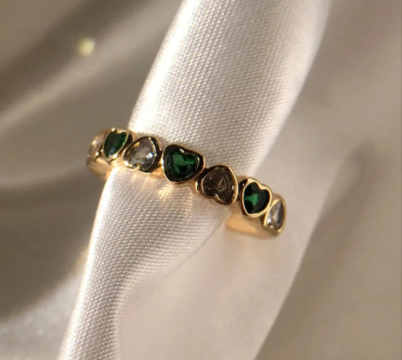 Victorian Elegance Open Ring - Diatoms