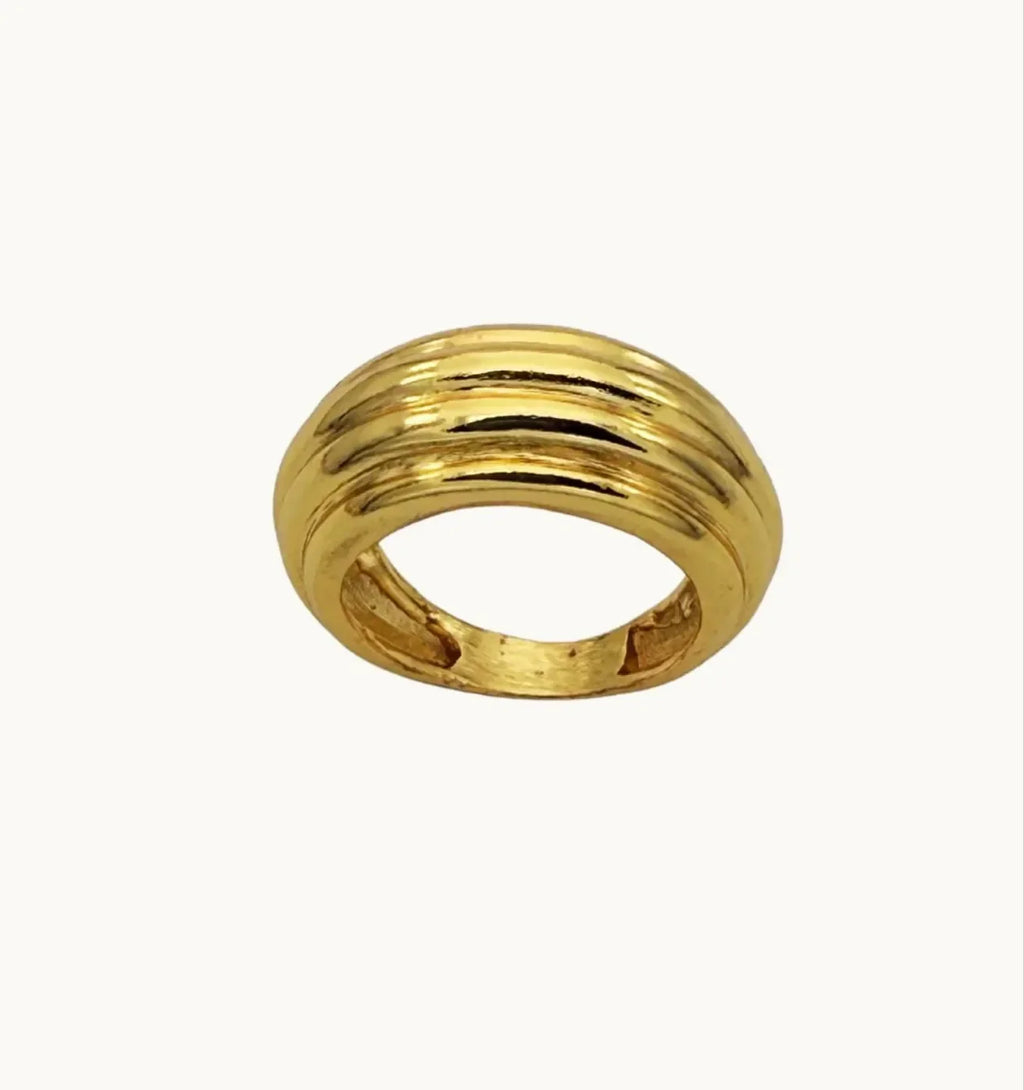 Luxe Chunky Gold Ring - Diatoms