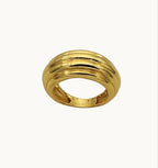 Luxe Chunky Gold Ring - Diatoms