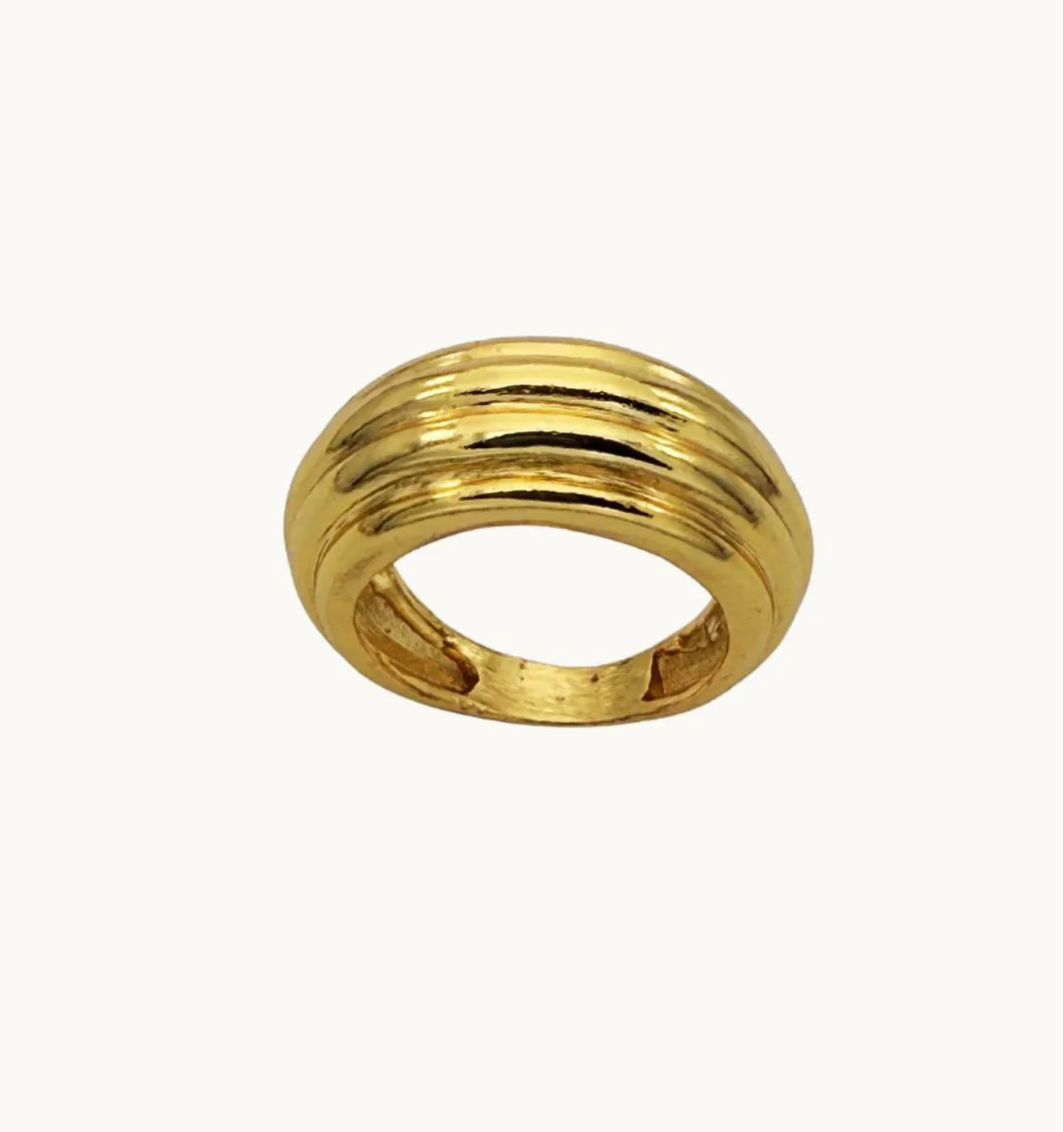 Luxe Chunky Gold Ring - Diatoms