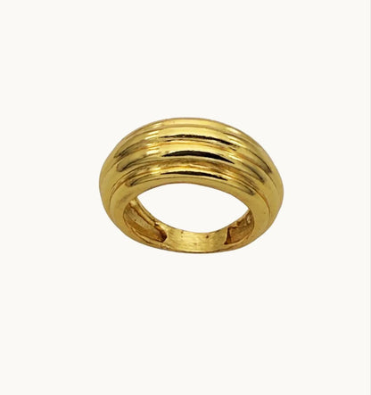 Luxe Chunky Gold Ring - Diatoms