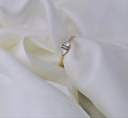 Minimal Classic Diamond Ring - Diatoms