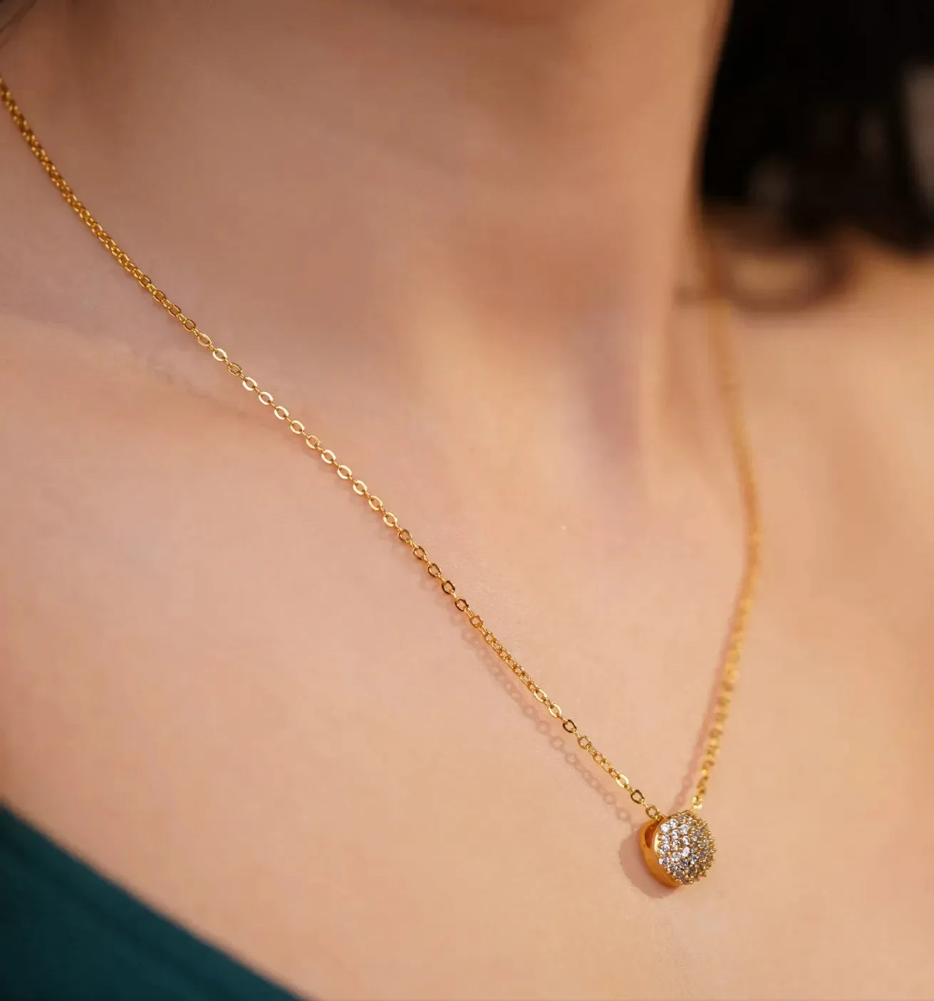 Luxe Diamond Forever Pendant - Diatoms