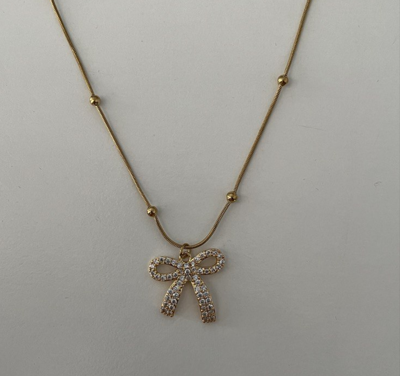 Luxy Bow Necklace