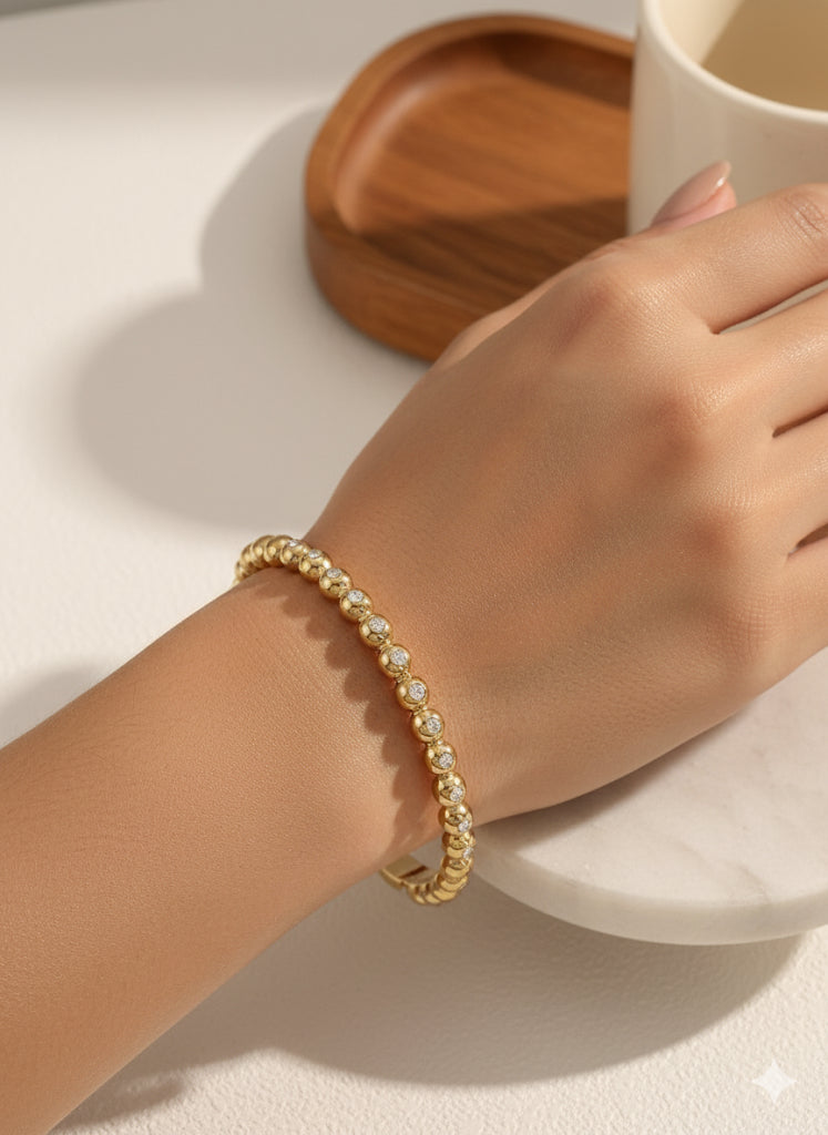 Modern Style Geometric Bangle