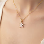 Floral Diamond Necklace