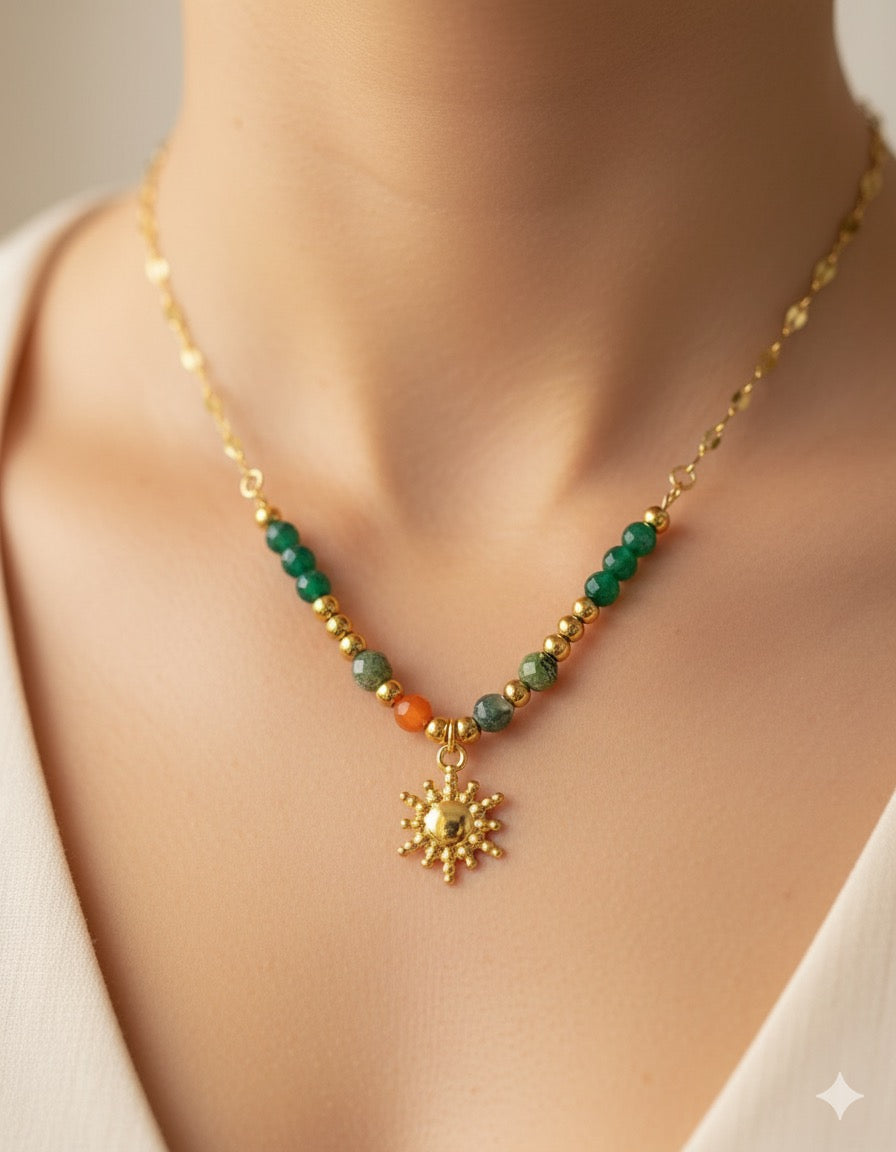 Sunflower Pearl Natural Pendant