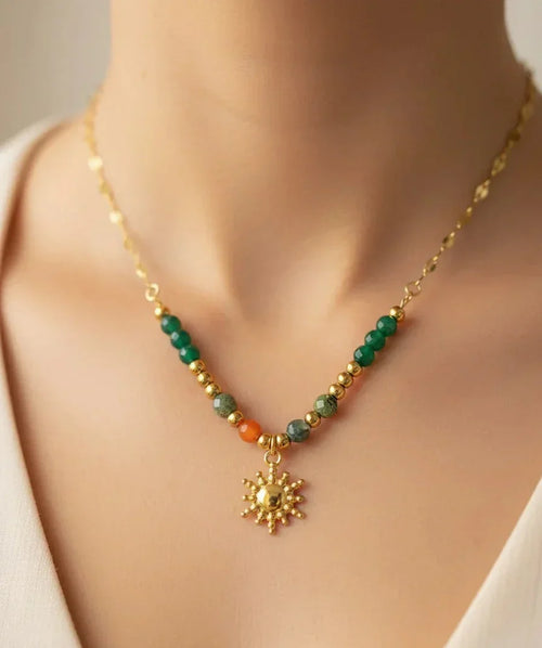 Sunflower Pearl Natural Pendant