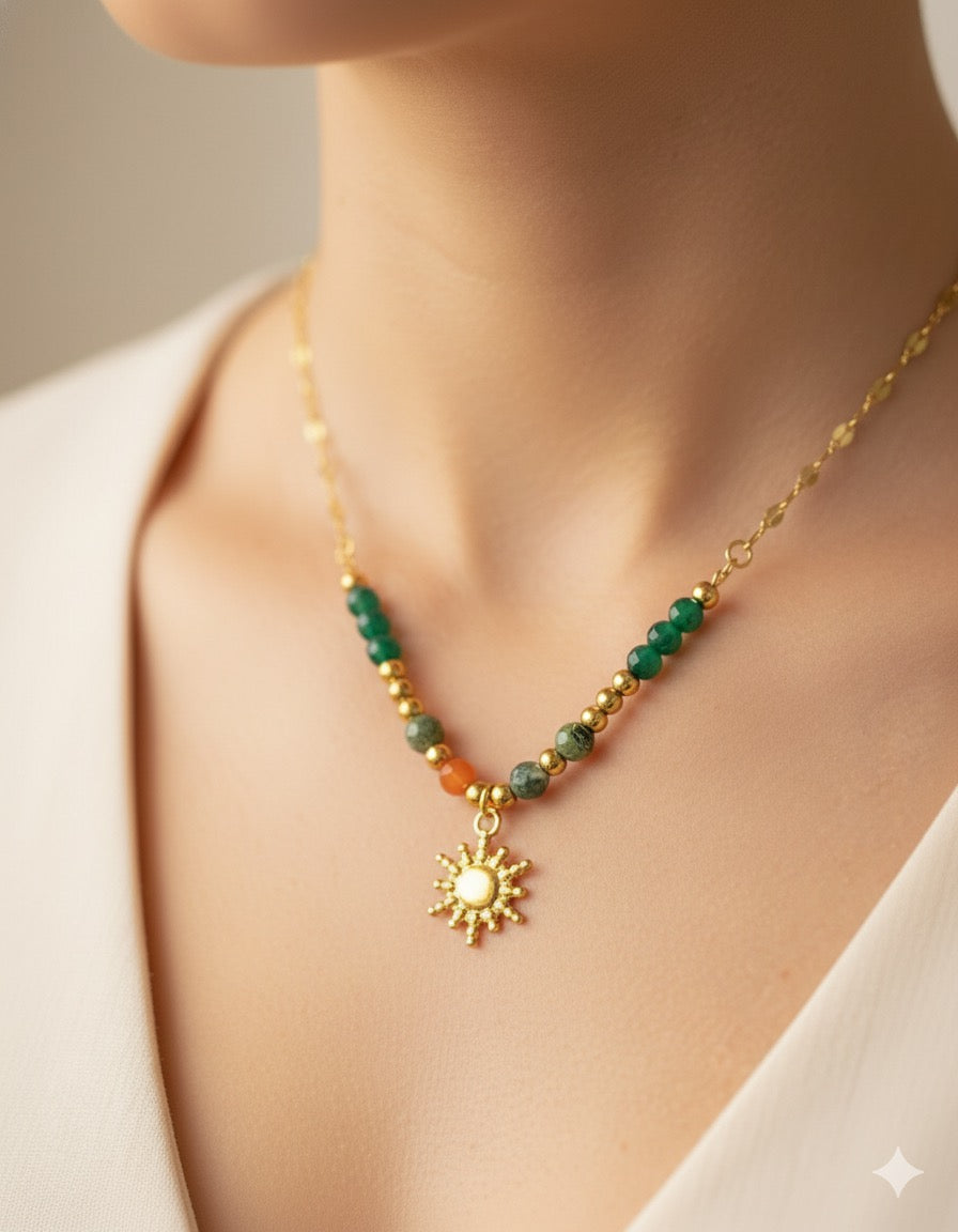 Sunflower Pearl Natural Pendant