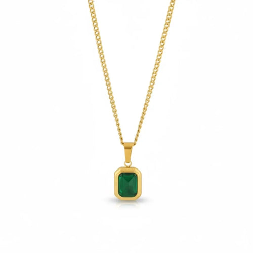 Green Emerald Necklace