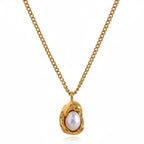 Luxe Dazzle Pearl Pendant