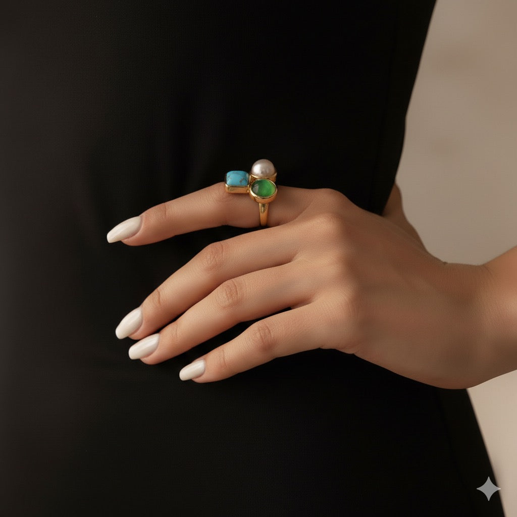 Retro Vintage Style Adjustable Ring